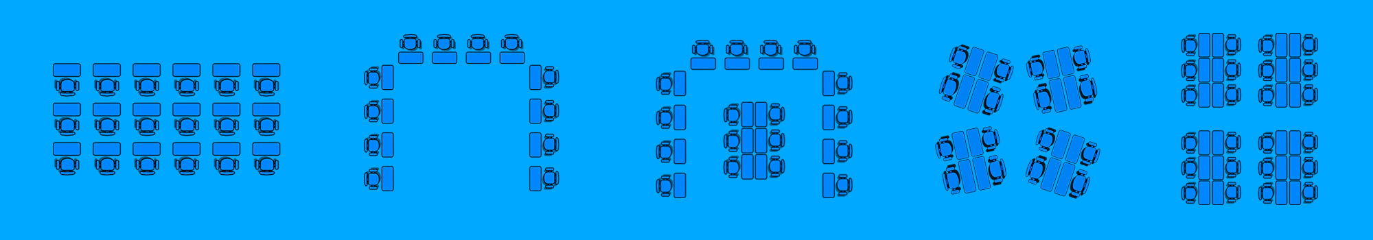 Formato locação de salas