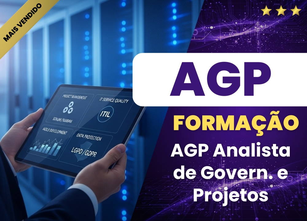 Forma��o AGP Analista de Govern. e Projetos (ITIL 4, COBIT 2019, Scrum Foundation)