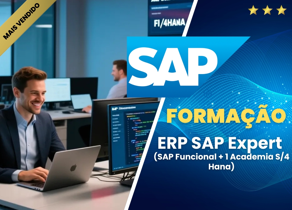 Forma��o Especialista em ERP SAP S/4HANA (SAP funcional + 1 academia S/4hana)